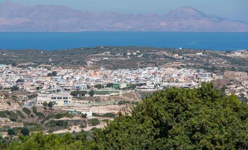 Mediterranean coastal landscape in the south of the island kos greece