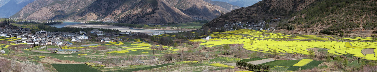 Panoramic view of landscape against sky