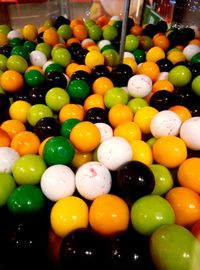 Full frame shot of colorful balls