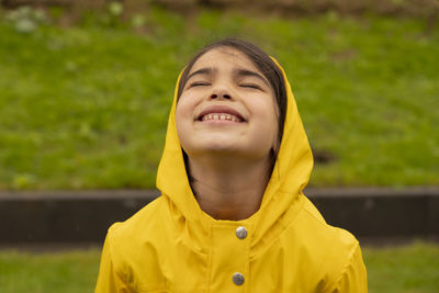 Portrait of a smiling young woman