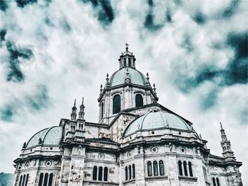 Low angle view of building against sky