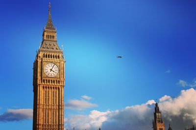 Low angle view of big ben