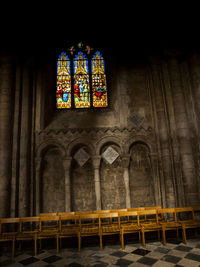 Interior of church