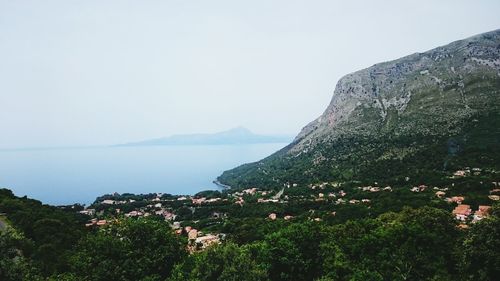 Scenic view of mountains