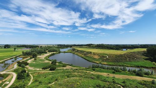Scenic view of landscape against sky