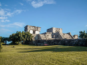 Historic building against clear sky