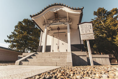 Low angle view of building against sky