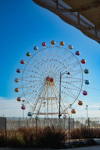 Panoramic wheel view of the city of pescara, abruzzo, italy