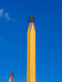 Close-up of yellow blue sky