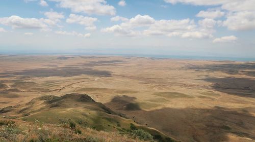 Scenic view of landscape against sky