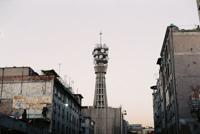 Low angle view of buildings against sky