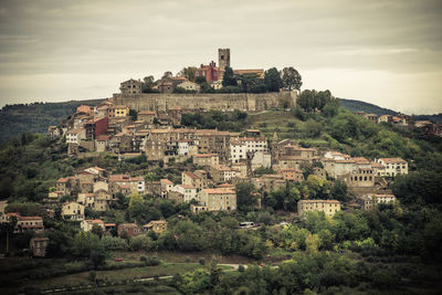 Buildings in a city