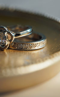 Close-up of ring