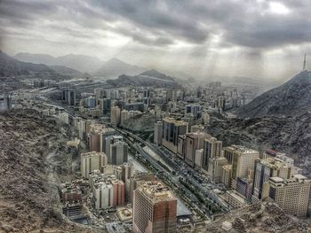 Aerial view of cityscape