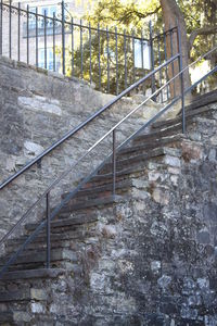 Staircase in city