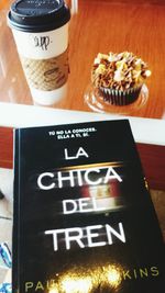 Close-up of text on wall