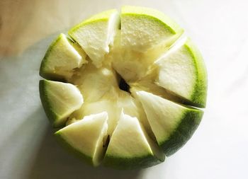 High angle view of fruits