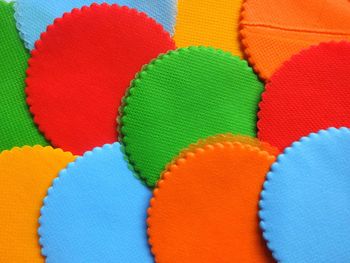 Full frame shot of colorful objects