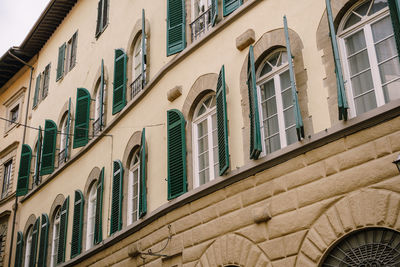 Low angle view of residential building