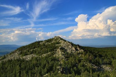 Panoramic view of landscape against sky