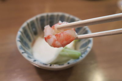 Close-up of food in bowl