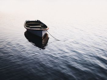 Boats in sea