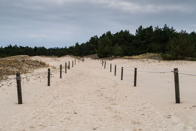 Slowinski national park. baltic sea. poland