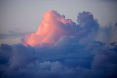 Low angle view of cloudy sky