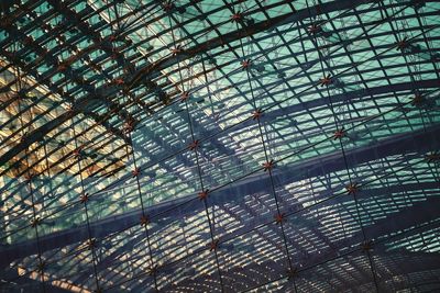 Low angle view of skylight