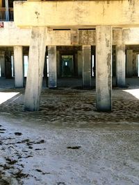 Full frame shot of built structure in water