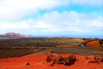 Scenic view of landscape against sky