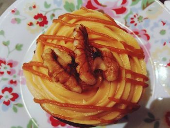 Close-up of dessert in plate