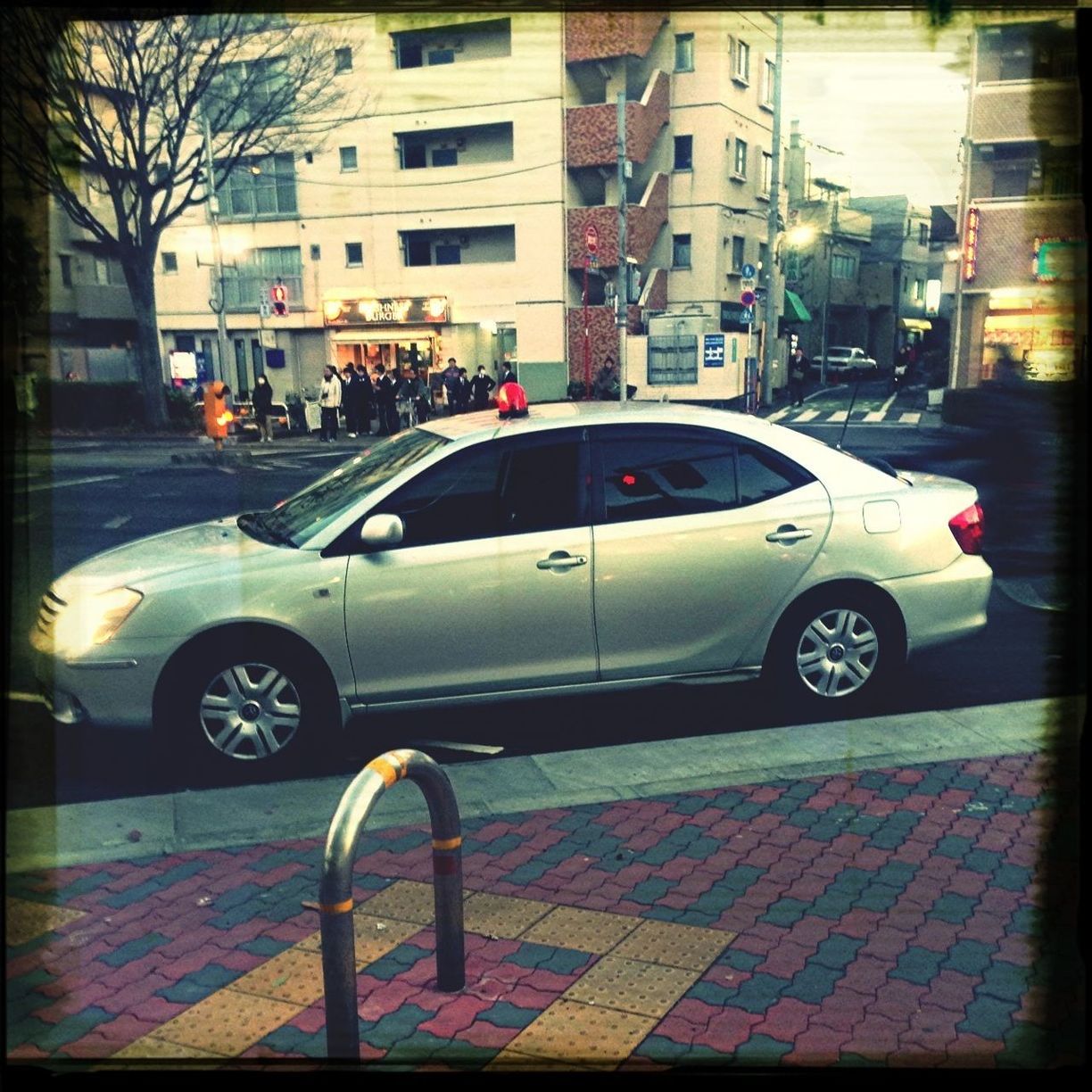 TRAFFIC ON SIDEWALK