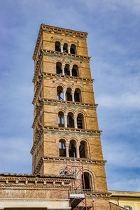 Low angle view of historical building against sky