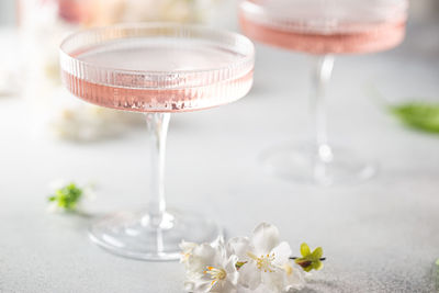 Close-up of drink on table