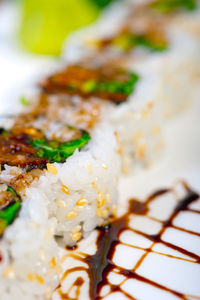 Close-up of food in plate