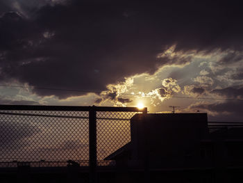 Scenic view of sky during sunset