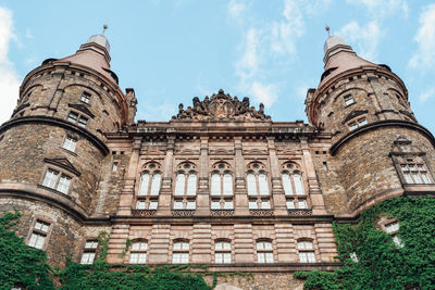 Low angle view of historical building against sky