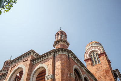 Low angle view of a building against sky