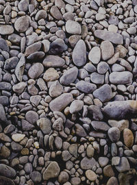 Full frame shot of stones