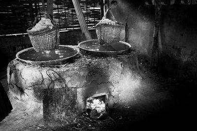 Close-up of food in kitchen