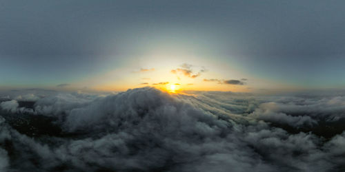 Scenic view of cloudscape during sunset