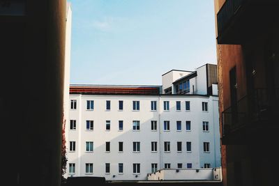 Residential buildings against sky