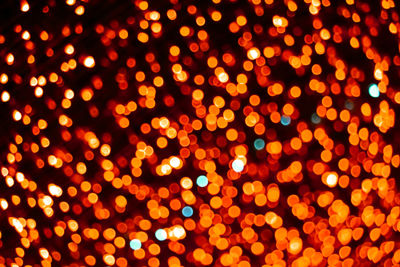 Full frame shot of illuminated lights