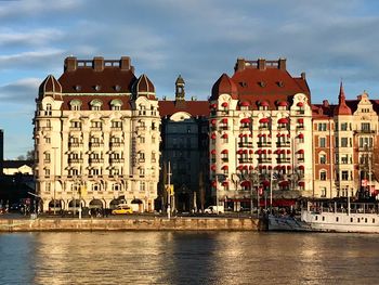 Buildings at waterfront