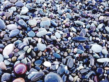 Full frame shot of pebbles