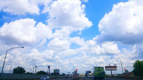 View of cloudy sky