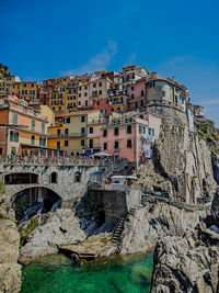 Buildings in water