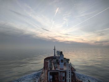 Sailor's view underway to the netherlands