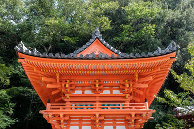 Traditional temple against sky